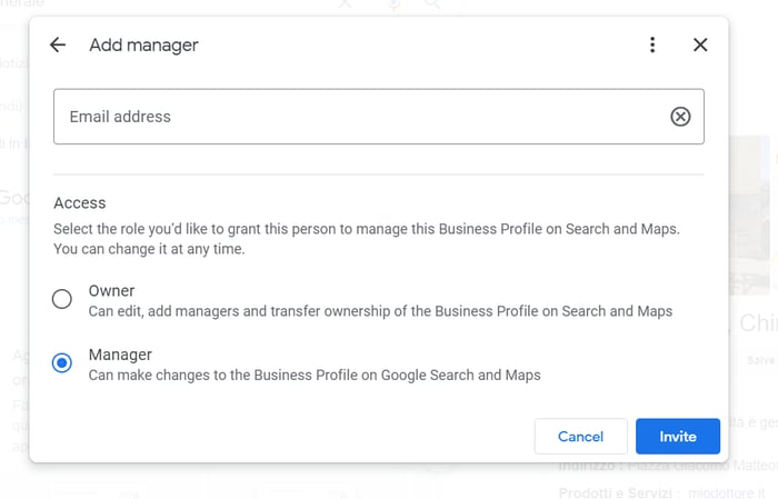 add manager access