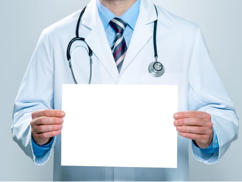 doctor-with-a-blank-white-banner-picture