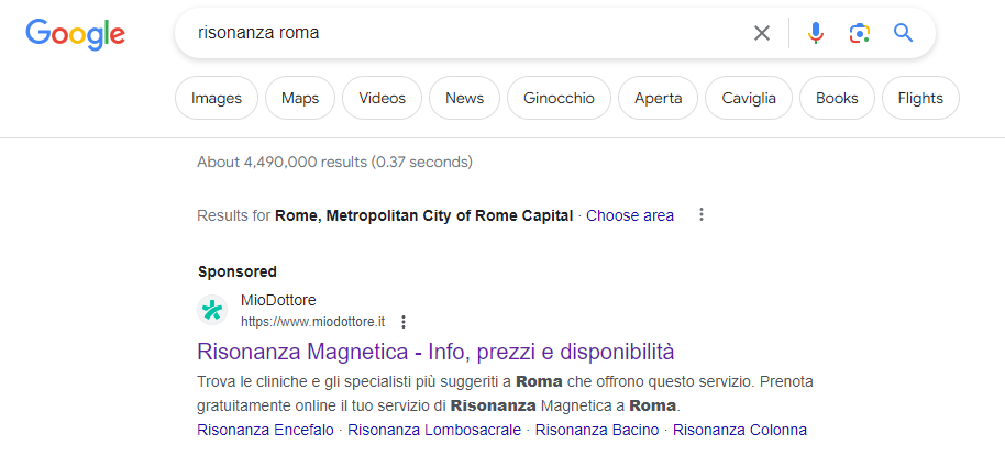 risonanza roma