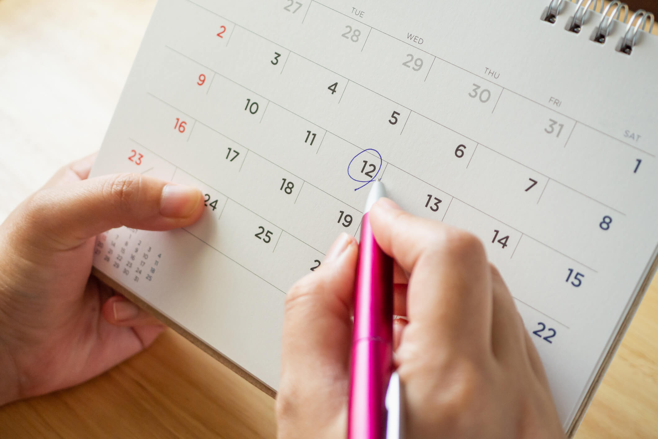 calendario 2022